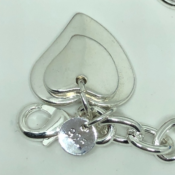 925/14k White Gold Tiffany Style Bracelet - Picture 5 of 7